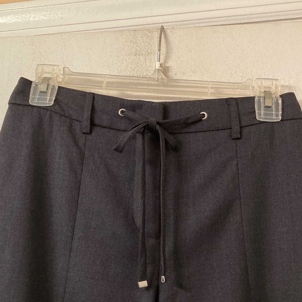 Seductive Slate Blue Drawstring Pants - image 2